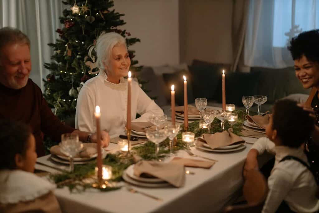 Weihnachtsfeier mit Senioren